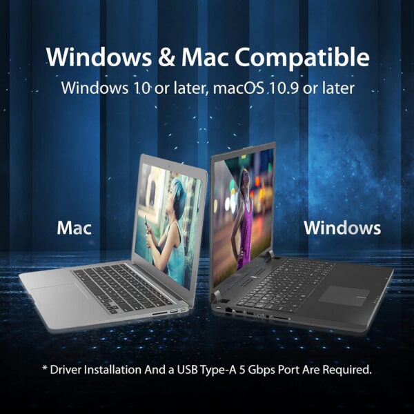 USB 30 to 2x HDMI 4K konvertor