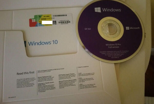 Orginal Windows 10 Pro Diski