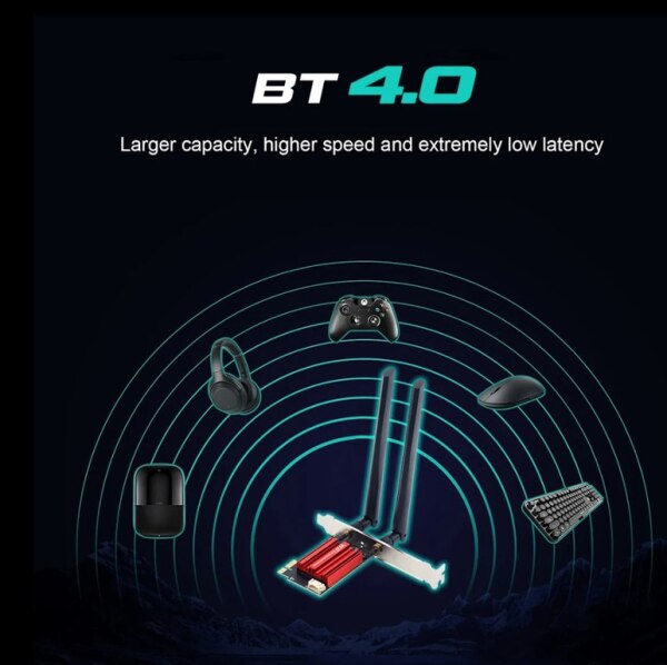 PCIE kart WiFi 5 1200Mb