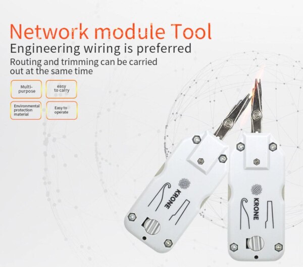 Krone Patchpanel kabel vuran