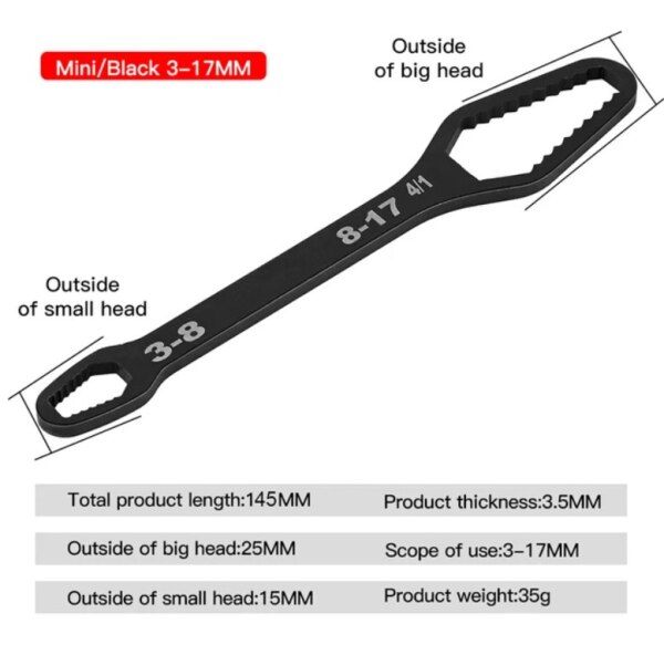 Açar universal 317mm