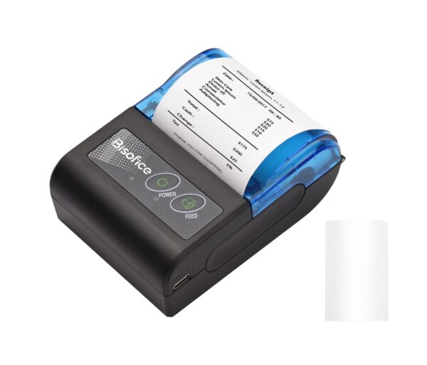 Daşınabilən Thermal çek printer BluetoothUSB