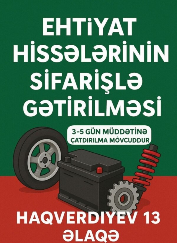 Ehtiyat hissələri sifarişi