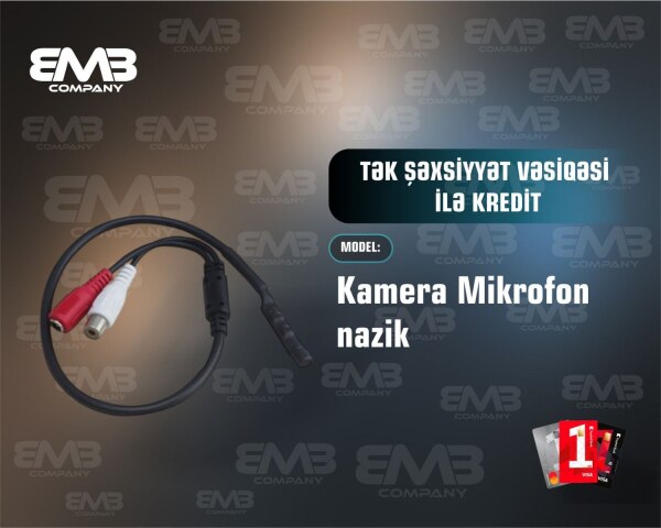 Kamera nazik mikrofon