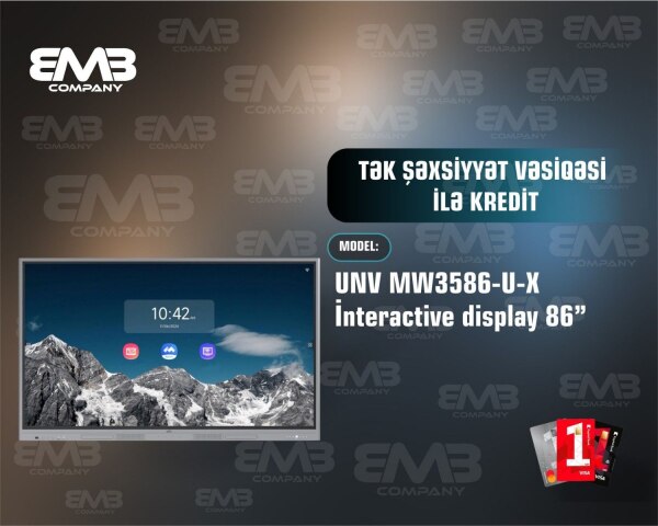 Monitor UNV MW3586UX interactive displey 86DUYM