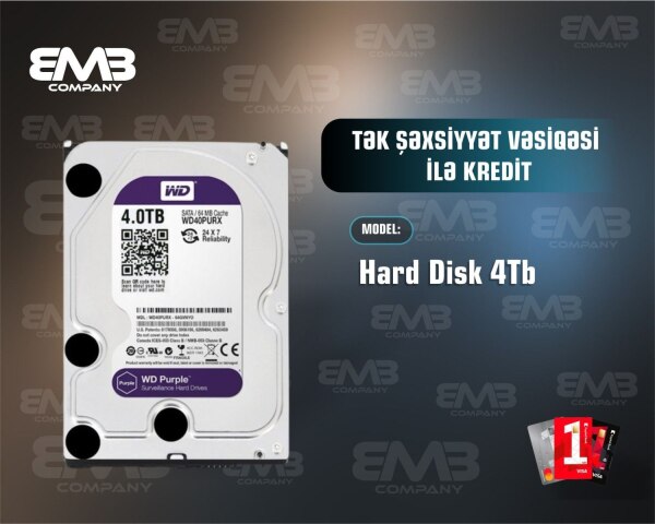 Sərt disk 4TB