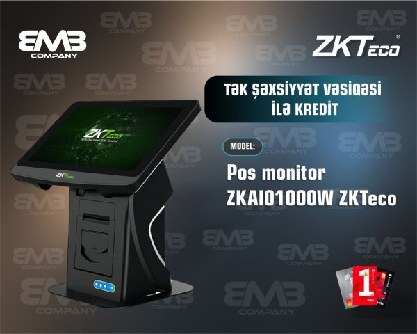 Pos monitor ZKBI01000W ZKTeco