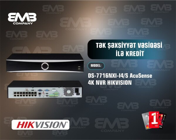 DS7716NXII4S AcuSense 4K NVR