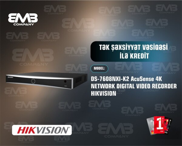 DS7608NXIK2 AcuSense 4K NVR