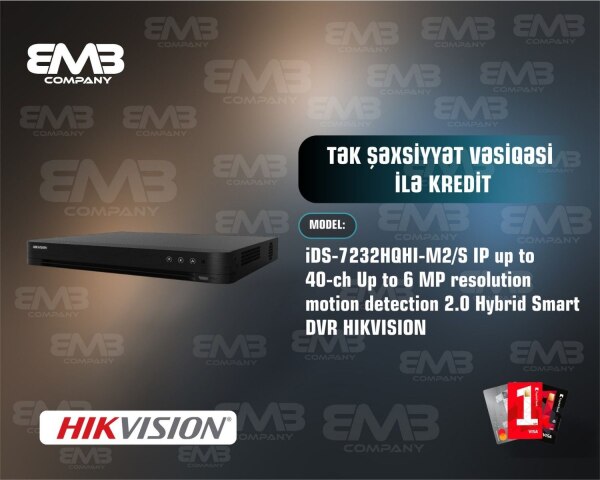 İDS7232HQHIM2 S 6MP Hybrid Smart DVR