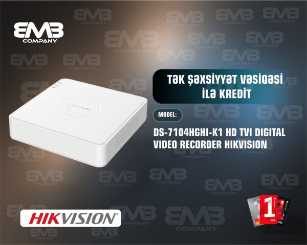 DS7104HGHIK1 HD TVI DVR Hikvision