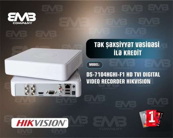 DS7104HGHIF1 HD TVI DVR Hikvision