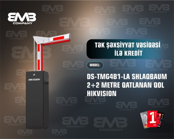 DSTMG4B1LA şlaqbaum 22metr qatlanan qol Hikvision