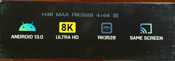 Tüner H96 Max Android TV Box