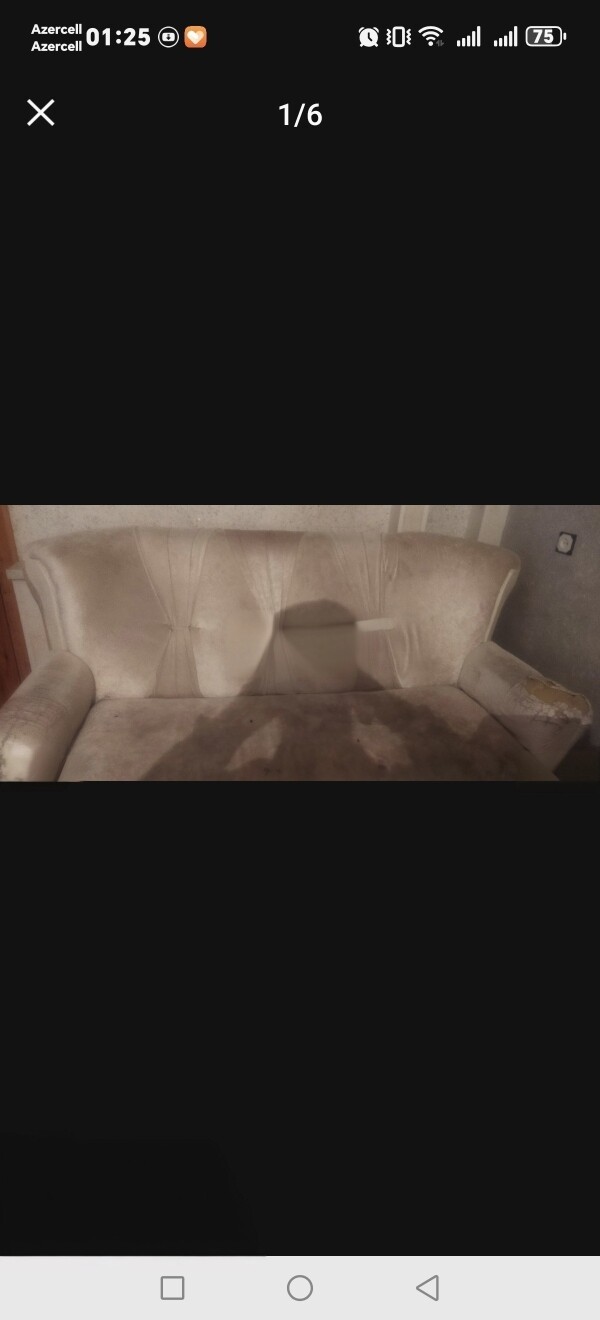 Bazasız divan və 2 ədəd kreslo