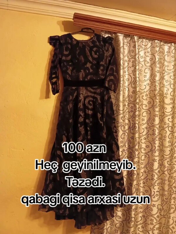 Heç bir prablemleri yoxdu 1 defe geyinilib yeni kimidi