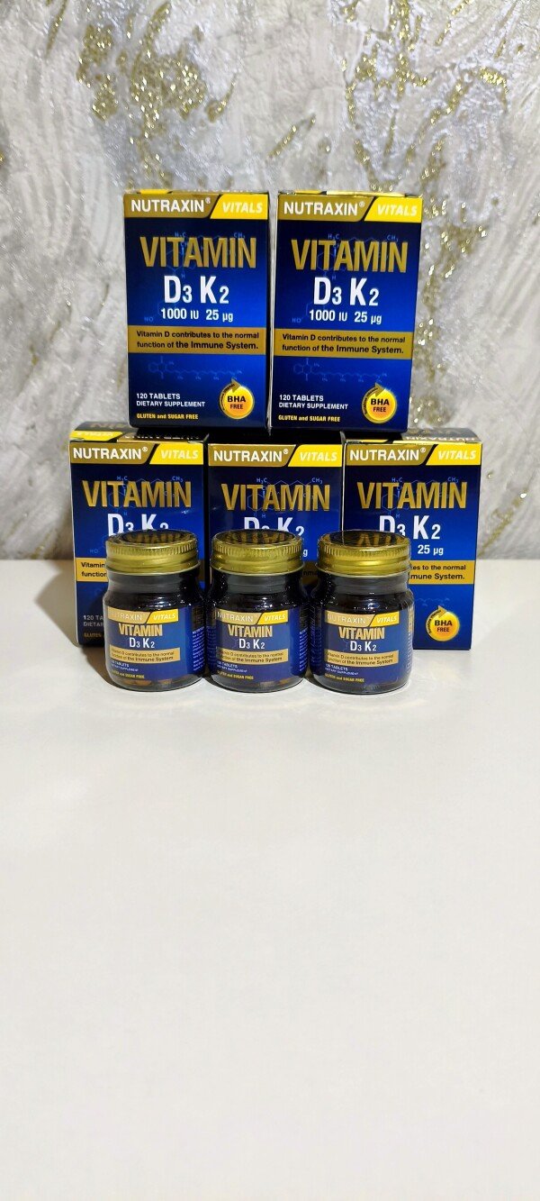 D3 + K2 💊 120 tablet Sağlam sümüklər üçün ideal seçim 🦴 👍