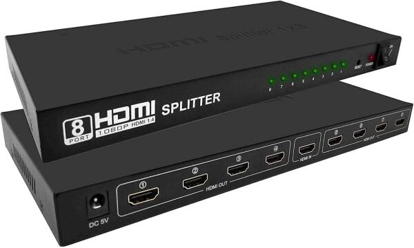 Splitter Microware HDMI 1x8
