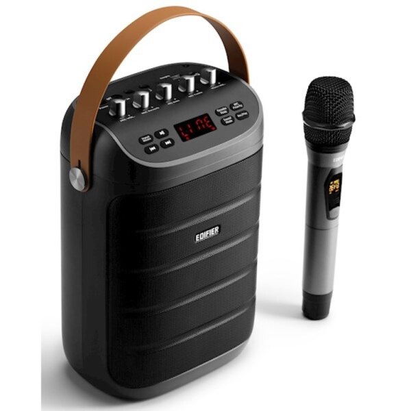 Edifier PK305 Gray 18W Bluetooth Wireless USB AUX TFCard 6000mAh mikrofonlu dinamik