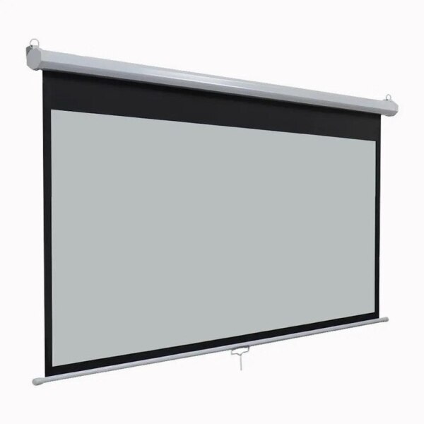 Proyeksiya ekranı Manual Screen 70x70 180x180cm White Matt 3D Support with 4cm Black boarders