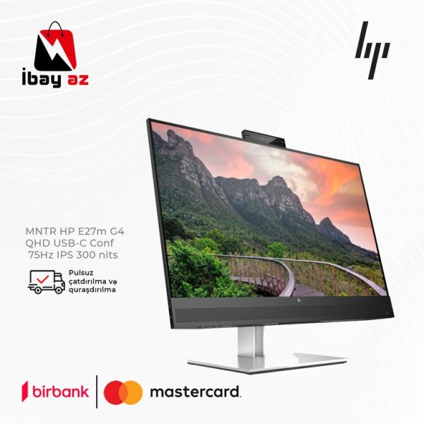 Monitor HP E27m G4 QHD USBC Conf