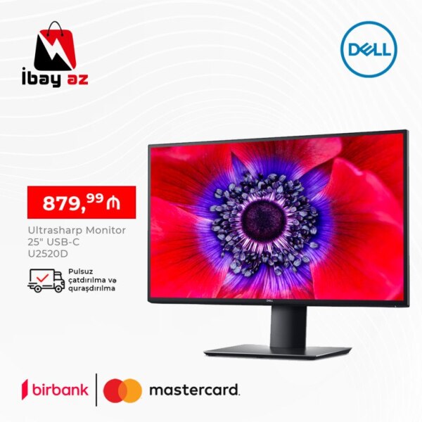 Monitor Ultrasharp  25 USBC