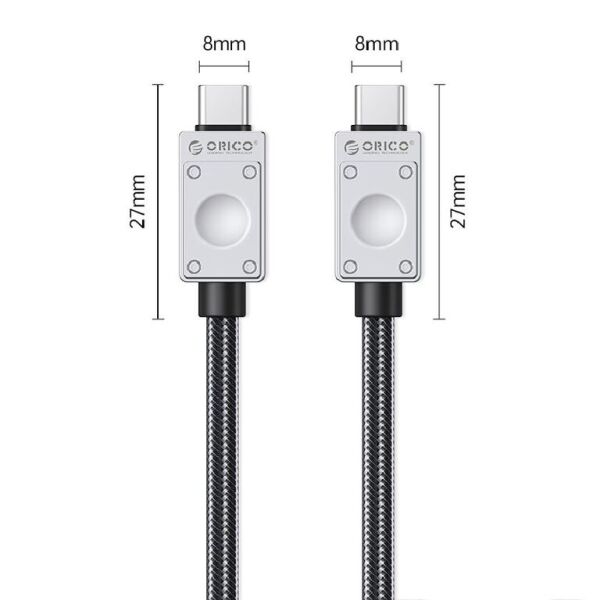 PD Cable ORICO240A24015BKBP 15 m PD 240W 8K60Hz 40Gbps 48V5A