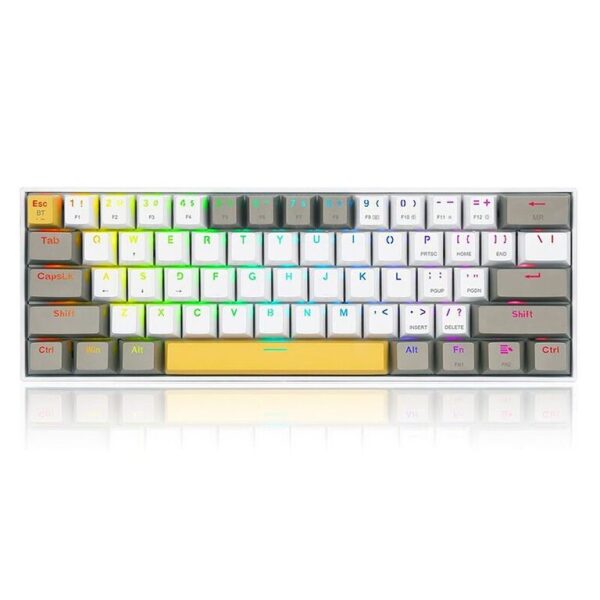 Klaviatura REDRAGONK530YLWTGYRGBPRO Draconic Elite 61