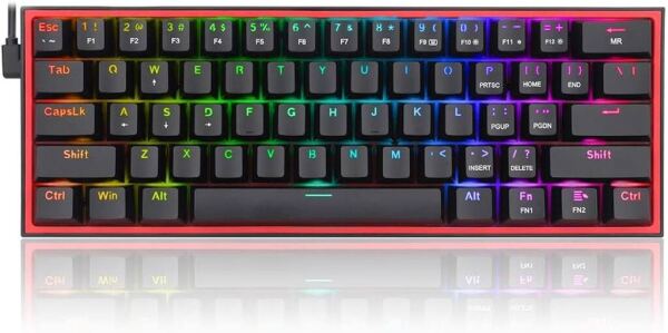 REDDRAGON Wired mechanical keyboard black K617RGB