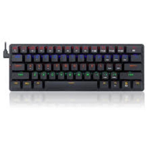 Reddragon 61 key mechanical keyboard rainbow