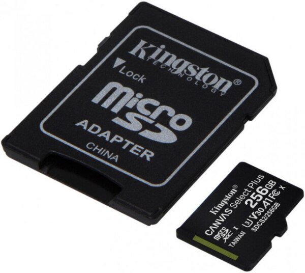 Kingston 256G microSD Select Plus 100R C10
