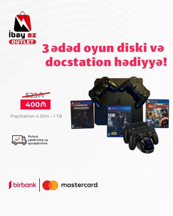 Oyun konsolu Sony PlayStation 4 Slim 1TB