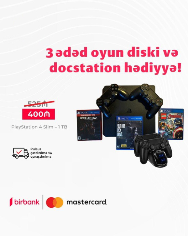 Oyun konsolu Sony PlayStation 4 Slim 1TB