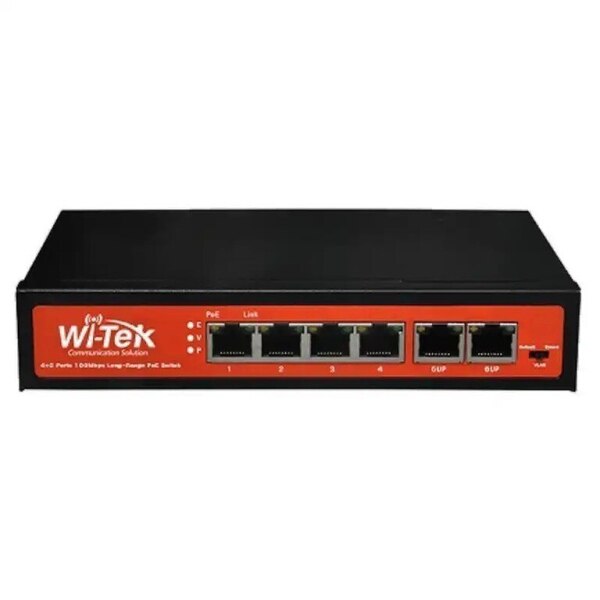 Switch Witek WIPS306GFUPS15A 100M POE 1x60W2X30W2X1000M24V48V POE1xSFP250M250W CCTV PoE