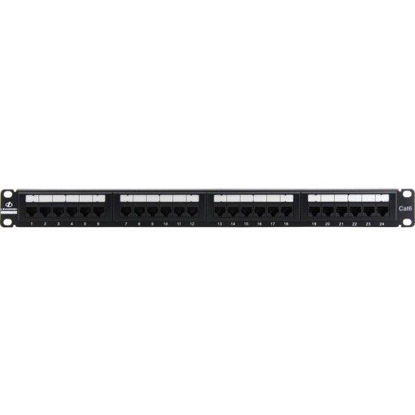 RackPro RPUTP624 Patch Panel CAT 6 1U 24 ports UTP