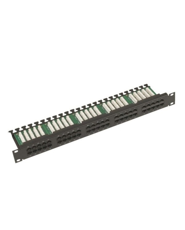 Kuwes AISDN50KD8 CAT3 UTP ISDN PATCH PANEL 50 PORTS BLACK