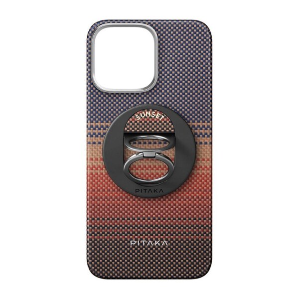 Apple iPhone 16 Pro üçün Pitaka Tactile Woven Sunset Moonrise arxalığı