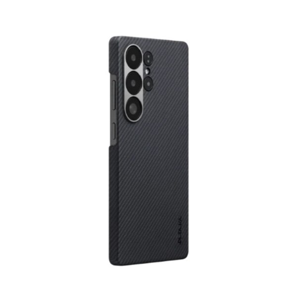 Samsung Galaxy S25 Ultra üçün ultra incə korpus 600D QaraBoz Twill