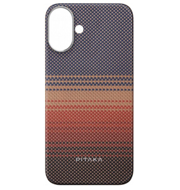 Apple iPhone 16 üçün arxalıq Pitaka Tactile Woven Case Sunset