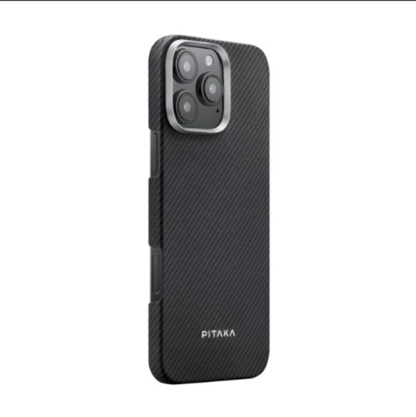 Apple iPhone 16 Pro Max üçün Pitaka Military Grade Protective Case Qara