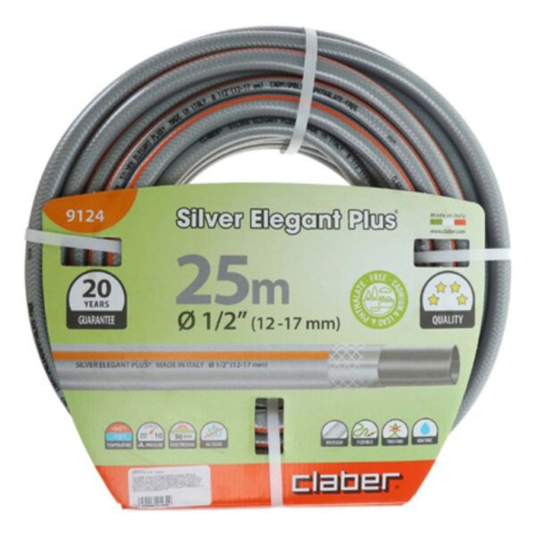 Suvarma üçün şlanq Claber Silver Elegant 34 25 m