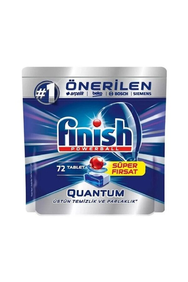 Qabyuyan maşın üçün tabletlər Finish Powerball Quantum 72 əd
