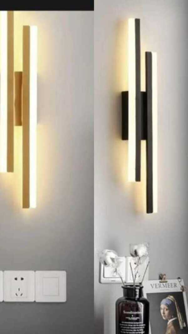 Divar dekor işıq metal 60 sm