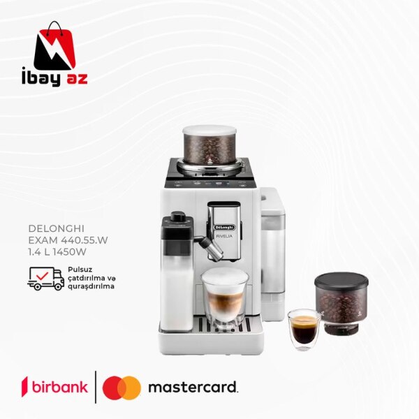 Qəhvə maşını DELONGHI EXAM 44055W 14 L 1450W