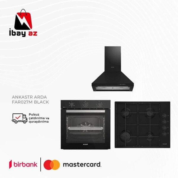 Ankastre Arda FAR027M Black