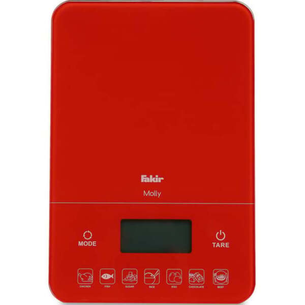 Tərəzi FAKİR MOLLY RED KITCHEN scale