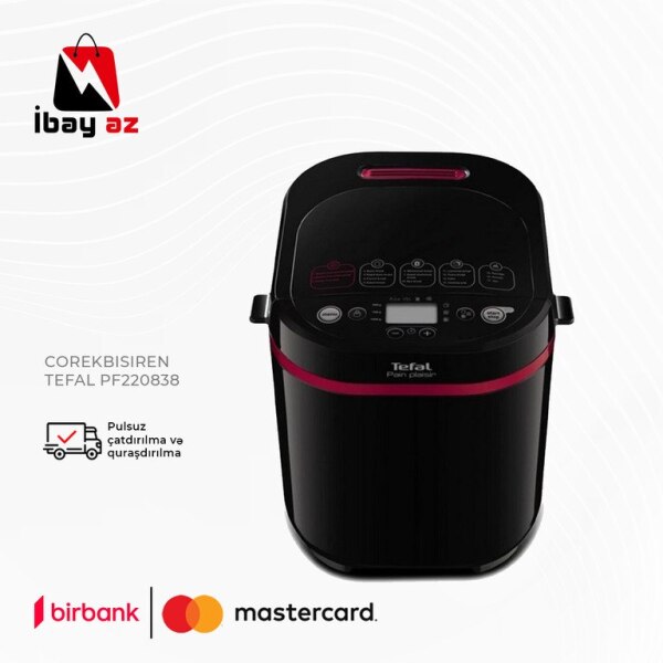 Çörəkbişirən Tefal PF220838 2268 qara