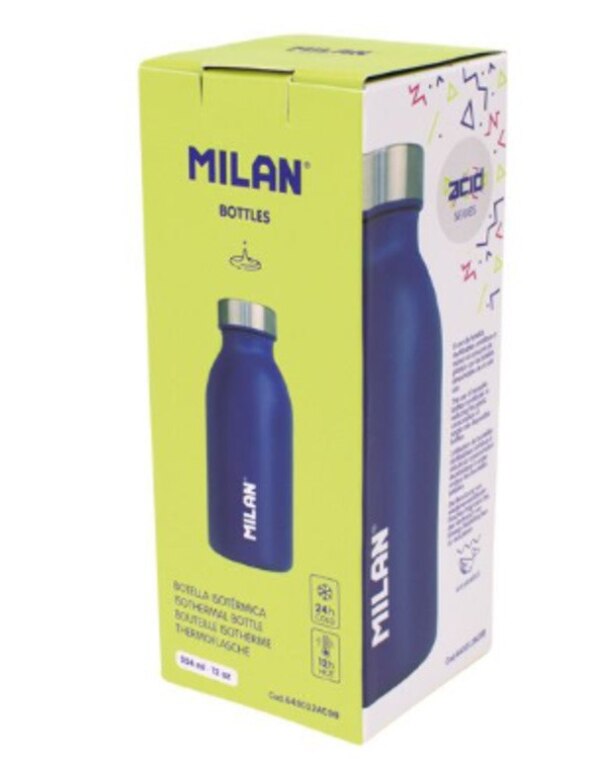 Paslanmayan poladdan izotermik şüşə 035 L  mavi