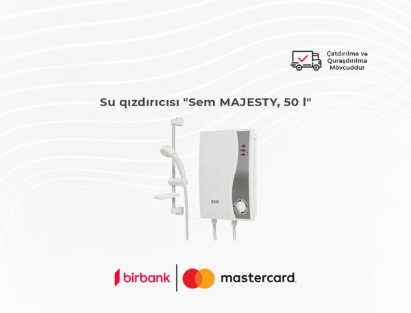 Su qızdırıcısı Sem MAJESTY 50 l