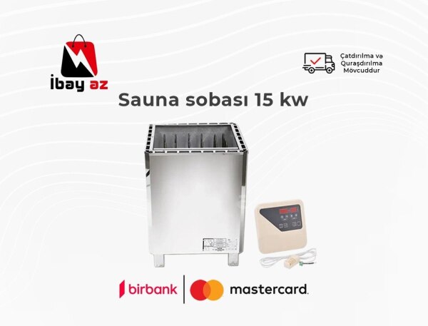 Sauna sobası 15 kw